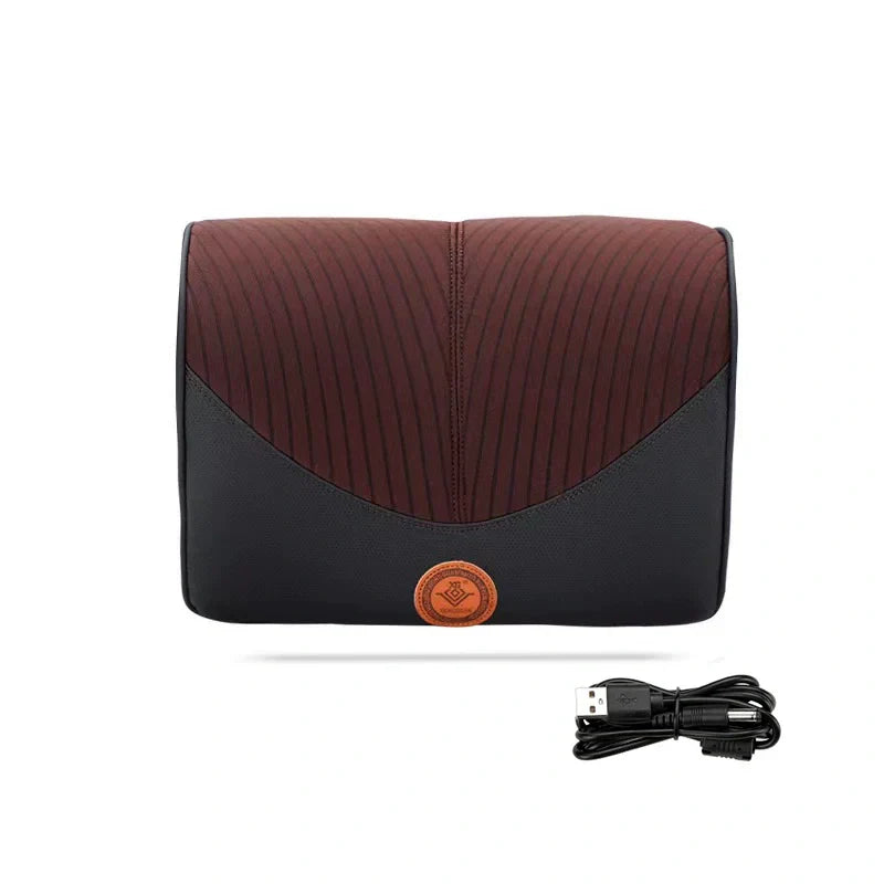 Heated Car Seat Back & Neck Massager – Relieve Back Pain, Improve Posture, and Stay Warm On the Go