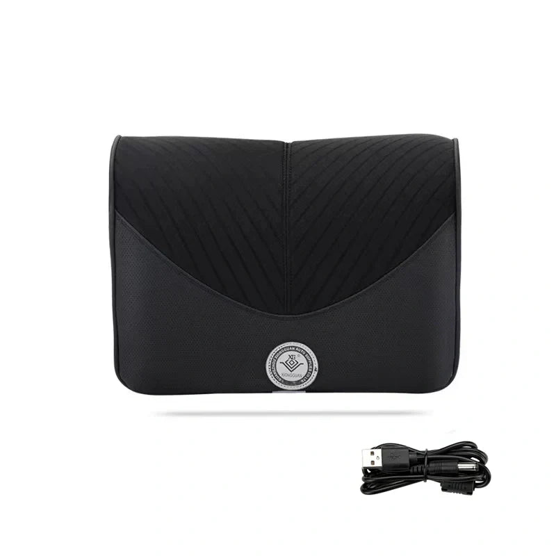 Heated Car Seat Back & Neck Massager – Relieve Back Pain, Improve Posture, and Stay Warm On the Go