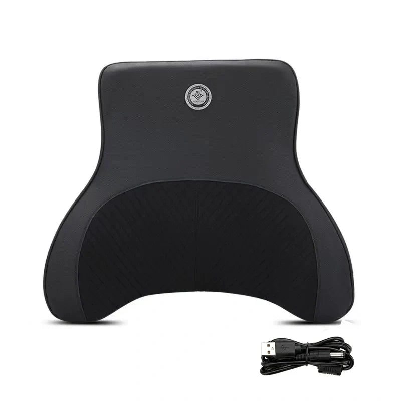 Heated Car Seat Back & Neck Massager – Relieve Back Pain, Improve Posture, and Stay Warm On the Go