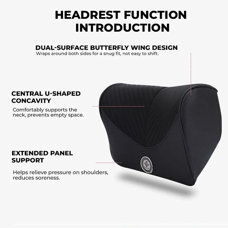 Heated Car Seat Back & Neck Massager – Relieve Back Pain, Improve Posture, and Stay Warm On the Go