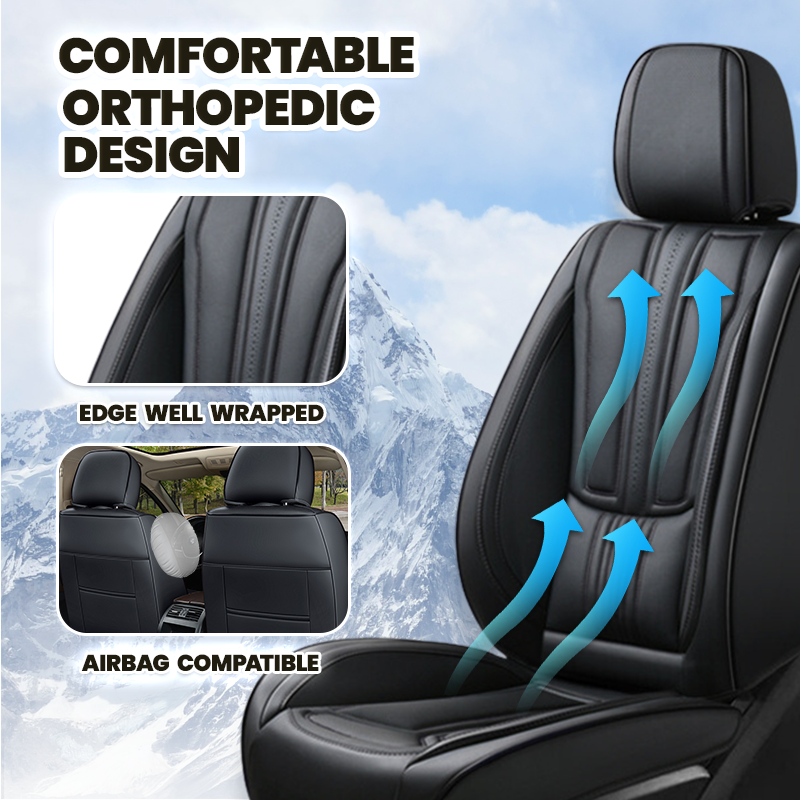Jeremy Leather Car Seat Cover for Cars, SUV
