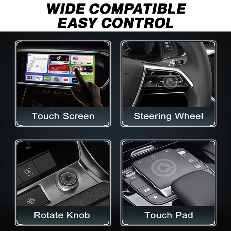 Wireless Android Auto/CarPlay Adapter Streaming Multimedia Box with HDMI & 4G SIM