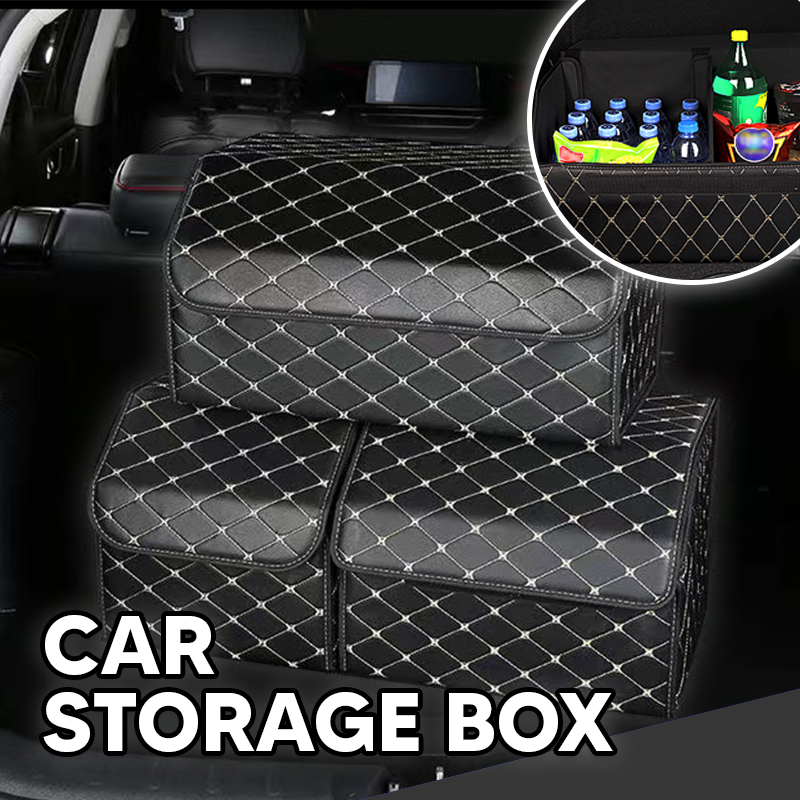 Jackie Multipurpose Collapsible Lid Portable  Car Trunk Storage Organizer