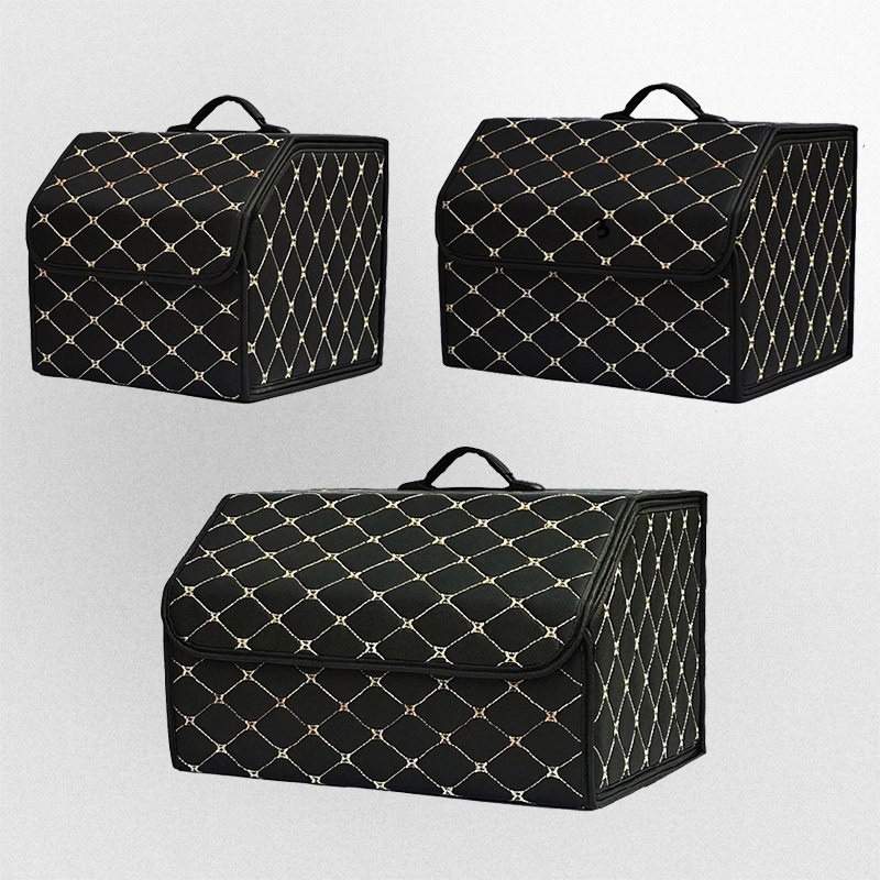 Jackie Multipurpose Collapsible Lid Portable  Car Trunk Storage Organizer
