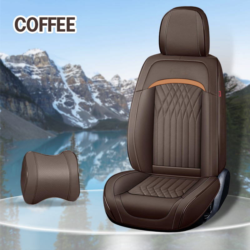 2024 Logan Leather Car Seat Cover for Cars, SUV